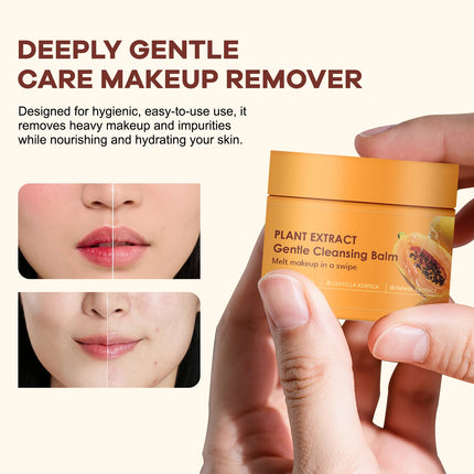 Papaya Makeup Remover Cream with Papaya Enzyme for Gentle Makeup Removal and Deep Cleansing of Pore Dust
