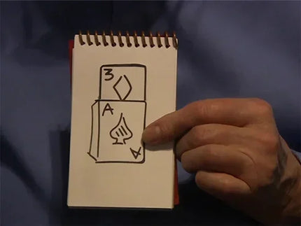 Close Up Cardiographic by Martin Lewis Stage Magic Tricks Sketchpad Rising Card Illusion Magic Magicians Prop Accessory