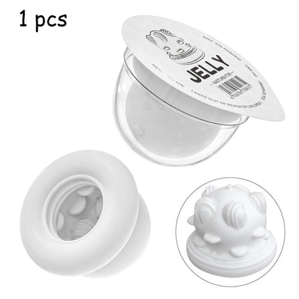 Male Eggs Sex Tools Glans Exercise Jelly Aircraft Cup Stretch Men Mini Massager Masturbation Men Penile Exercise Training Device