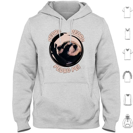 Pedro Dancing Rave Raccoon Hoodies Long Sleeve Pedro Pedro Pe Racoon Raccoon Cute Meme Rave Rave Racoon Viral Jaxomy