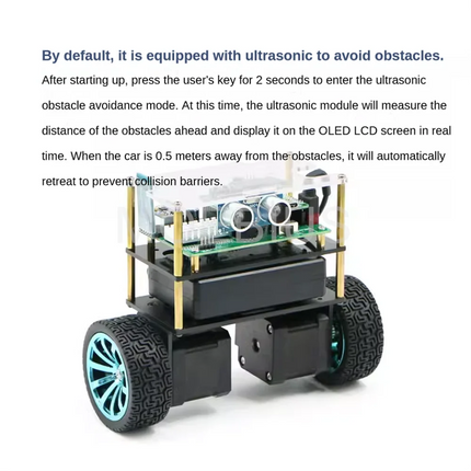 Assembled Stepper Motor 2WD Smart Balance Robot Car Stm32 Two Wheel Self Balance Car Kit