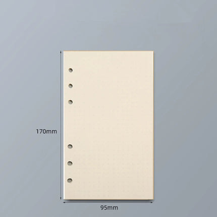 45 Sheets A5 A6 A7 Loose Leaf Notebook Refill Spiral Binder Inner Page Line Blank craft  Grid Inside Paper Stationery