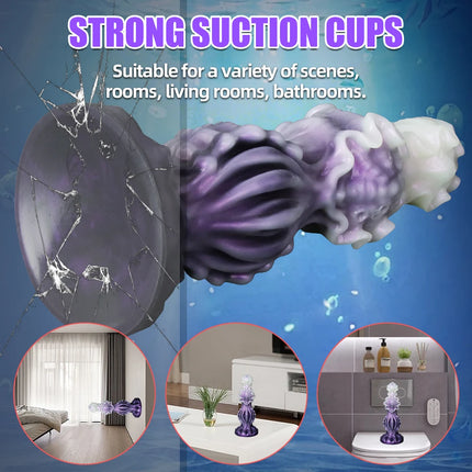 Anal Plug Monster Dildo Simulated Penis Vaginal Dick Massager Stimulating G-Spot Suitable For Couple Training Sex Toys