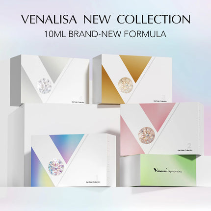 VENALISA 10ml Nail Gel Polish 108Colors HEMA/TPO Free UV LED SoakOff Long Lasting High Gloss Base TopCoat for Salon DIY Manicure