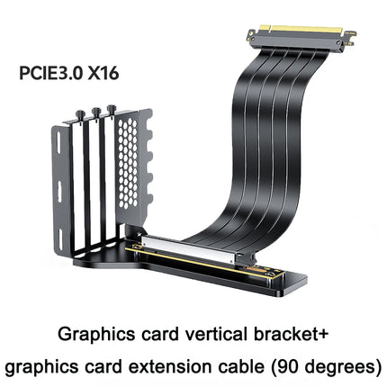 PCI Express 3.0/4.0 x16 to x16 Gen 4 GPU Double Reverse Graphics Card  Extension Cable Riser Card For ITX gold-plated Connector