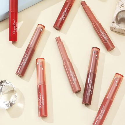 Matte Velvet Lipstick Waterproof Long-lasting Liquid Lipstick Women Smooth and Pigmented Non-Stick Moist Lip Tint