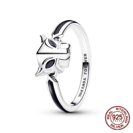 925 Sterling Silver Sun And Moon Crown Love Princess Zircon Oxide Enamel Heart Love Rings Fashion Jewelry For Women Gifts New in