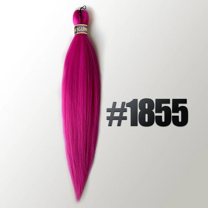 EZ Pre-stretched Braiding Hair Ombre Professional Easy Crochet Braid Hair 26 Inch 90g Hot Water Setting Synthetic Crochet Hair