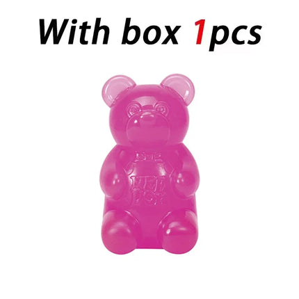 8cm NeeDoh Cute Gummy Bear Sensory Squeeze Toy with Jelly-like Filling Slow Rebound Stress Relief Toy To Alleviate Anxiety****
