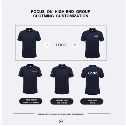 Summer Casual Polo Shirt Cheap Breathable Customized Polo Personal Company Group Custom Logo Print Embroidery Work Polo shirts