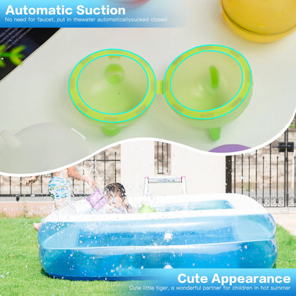 Magnetic Reusable Water Balloons Refillable Self Sealing Quick Fill Splash Water Balls Bombs Beach Pool Summer Toys For Kids