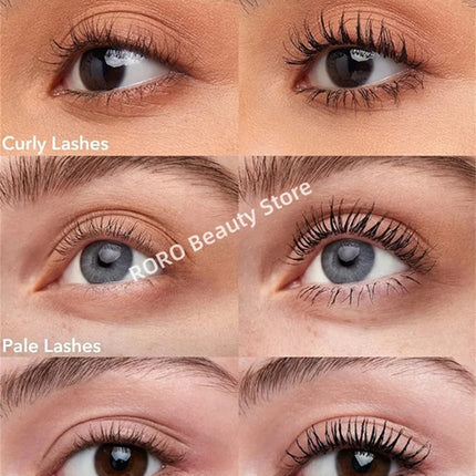 5D Waterproof Mascara Lengthening Eyelashes Long Lasting Sweatproof Mascara Black Silk Fibre Make Up Beauty Korean Cosmetics New