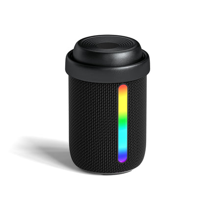 Rockmia Audio EBS-706  6W 1200Mah Mini Portable RGB Speaker Bluetooth 5.3 Powerfual Bass  With Volume Knob Built Mic TF Type C