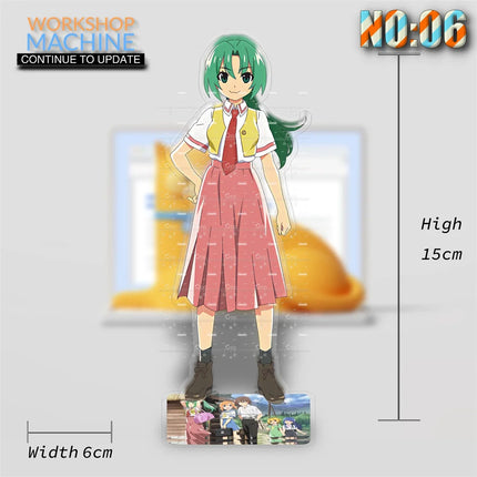 Loen Anime Peripheral Store Higurashi When They Cry HD Characters Acrylic Stand Model Plate Desk Ornaments Collect Charm Gifts