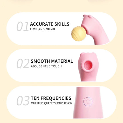 Clit Sucking Vibrator 10 Speed Vibrating Sucker Oral Suction Nipple Clitoris Stimulator Sex Toys For Women Masturbator Product