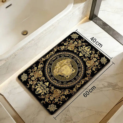 Fashion And Luxury V-Versace Entrance Door Mat Nordic Style Home Doormat Bathroom-Toilet Mats Bedroom Hotel Decor Mat