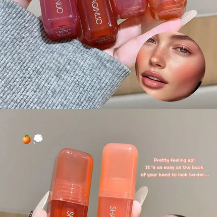 Light Blush Liquid SHAQINUO Moisturizing Mirror Vitality Moisturizing Whitening Brightening Natural Rouge