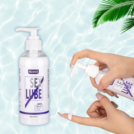 Anal Lubrication Water-based Lubricant Semen Lube For Sex Session 200ML Love Gel Exciter for Women Lubricants Grease Toys oil 18