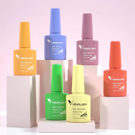 Venalisa 7.5ml Nail Gel Polish 60 Colors Hema TPO Free Milky White Jelly Soak Off UV LED Varnish Full Coverage CANNI Manicure