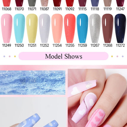 Arte Clavo 8ML Gel Nail Polish Macaron Pink Color Cheap Base Coat Primer Semi-Permanent UV Nail Enamel Varnish All For Nail Art