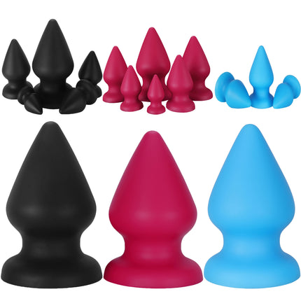 XXXL Fisting Butt Plug Training Dilator Small Huge Anal Plug Super Soft Anal Toys Suction Cup Big Sex Toy For Men Women Buttplug