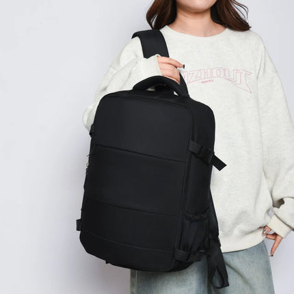 Couples Leisure Lightweight Backpack Travel Backpack Female New Backpack Student Schoolbag Large Capacity Travel Commuter Luggag