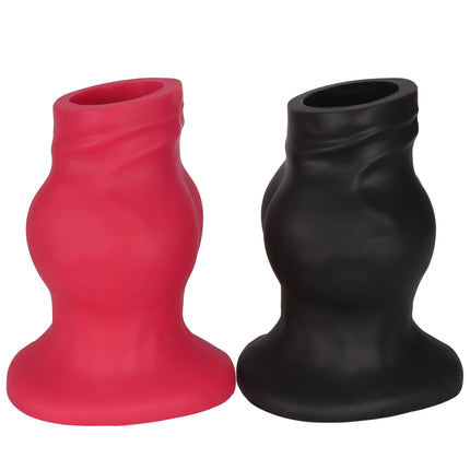 Huge Male Hollow Anal Butt Plug Suction Cup Big Butt Plug Dilator Training Expansion Large Anal Plug Adult Sex Toys For Gay Men