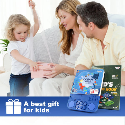Kids Electronic Audio Books  Animals Cognitive Books with Melody & Lights Drum Sounds Interactive Pre-school Educational Toys
