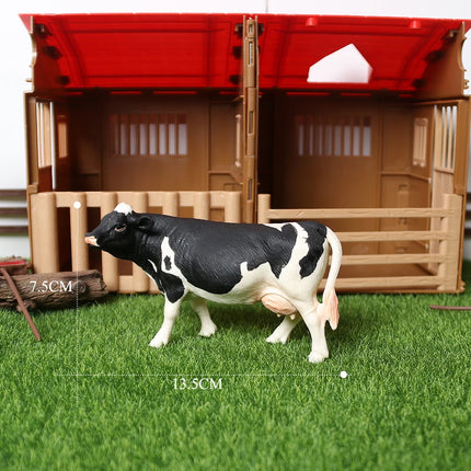 Simulation Texas Longhorn Bulls Musk OX Yak Cow Farm Animals Buffalo Calf Bull Model Figures  Home Decor Educational Toys