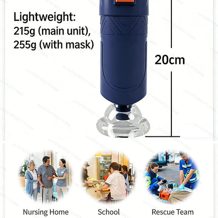 Auto Heimlich First Aid Choking Rescue Device CPR Choking Artificial Emergency Home Rescue Device Adult Children Asphyxia