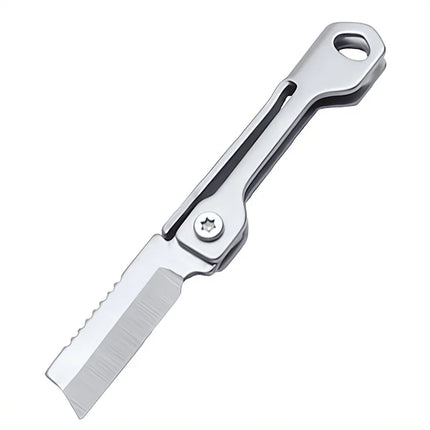 1PC Stainless Steel Mini Folding Pocket Tool Keychain Multi-Function for Outdoor Camping EDC