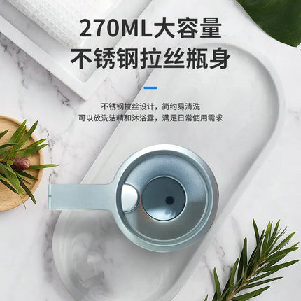 270ml Kitchen Soap Machine Automatic Sensor Out of Hand Sanitizer Smart Electric Body Wash Soap Dispenser 304 Stainless Steel