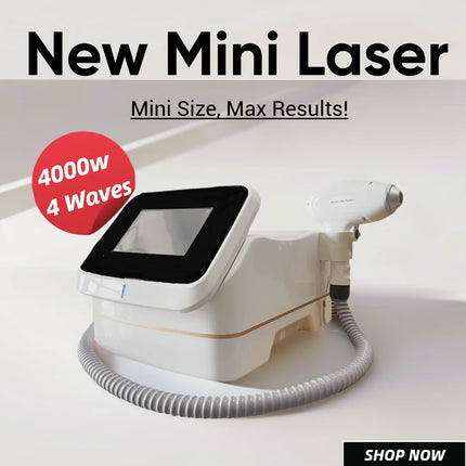 Professional Mini Diode Ice Titanium Laser Hair Removal Machine 808nm 4000w Painless Permanent CE External Water Tank Design