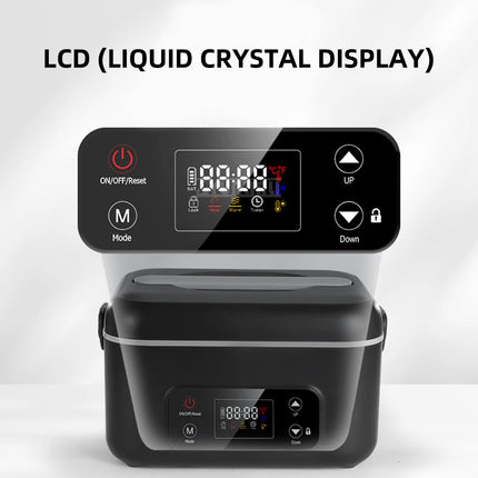 HT-FC1000 Large Capacity Portable Heated Lunch Box 1300ml Insulated Water-Free Food Container for Travel And Work