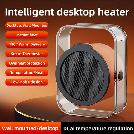 2025 High-power Household Electric Heater Office Desktop Heater Winter Dormitory Electric Heater Bedroom Energy-saving Heater