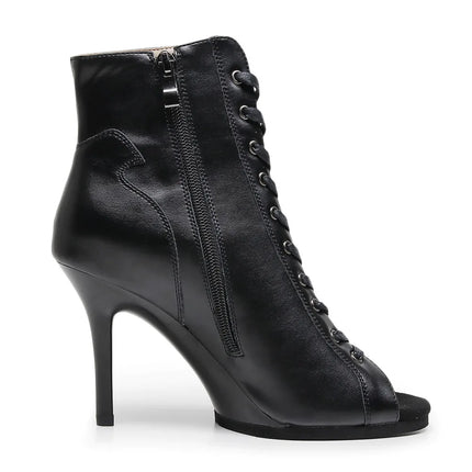 Women Black High Heels Trend  Stilettos Jazz Dance Woman Shoes Latin Dancing Street Sexy Stilettos Booties Plus Size