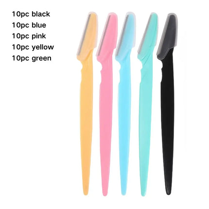 Eyebrow Trimmer Knives Portable Face Razor Hair Remover Eye Brow Epilation Hair Removal Cutter Shaver Blades Makeup Tools