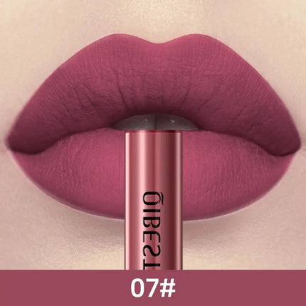 Matte Liquid Lipstick Waterproof Long Lasting Velvet Mate Nude Red Lip Gloss Lint Tube Makeup Cosmetic Lipsticks Lipgloss