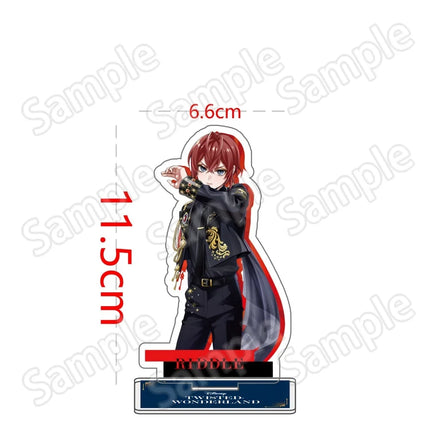 Anime Twisted Wonderland Acrylic Stand Keychain 10-15cm Game Malleus Riddle Azul Idia Vil Leona Desk Decor Collectible Fans Gift