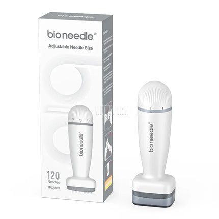 1/2/4/6pcs Bio Derma Stamp 120pin Adjust Needle Derma Microneedle Pen for Beard Hair Growth  Microneedling Dermastamp Skin Care