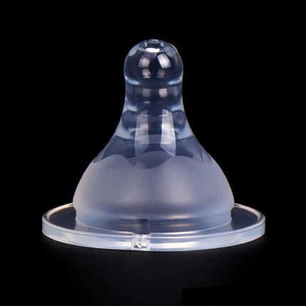 5cm Baby Silicone Wide Mouth Nipples Pacifier 100% Bpa Free Liquid Silicone Wide Neck Bottle Nipple Pacifiers Anti-Colic Hole