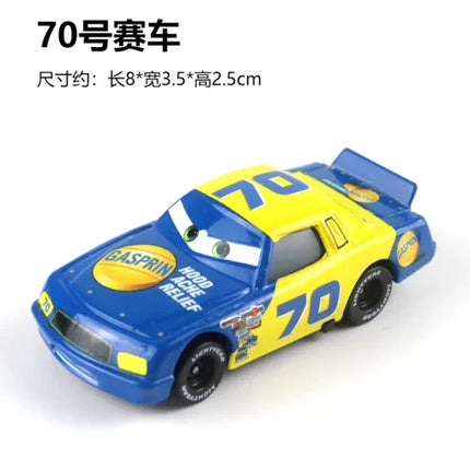 All Style Pixar Cars Metal Diecast Cars Model Lightning McQueen Alloy Car Number 4.19.28.36.51 101 Racing Series Toy