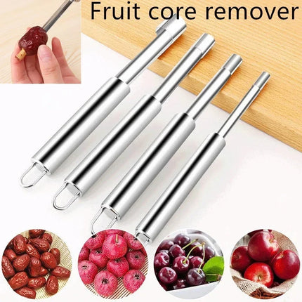 Stainless Steel Apple Corer Fruit Seed Core Remover Pear Apple Corer Seeder Slicer Knife Kitchen Gadget Fruit Vegetable Tool