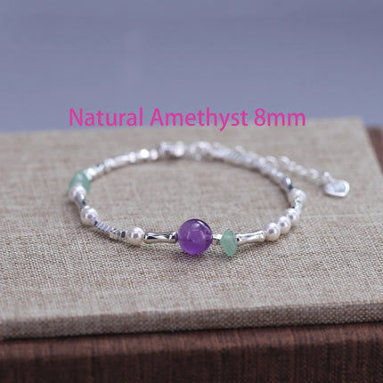 VENTFILLE 925 Sterling Silver Butterfly Bracelet for Girl Bead String Design Insect Fashion Versatile Jewelry Gift Dropshipping