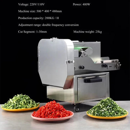 Electric Onion Chili and Chives Slicing Machine Small Electric Vegetable Cutter Cucumber Slicing Machine