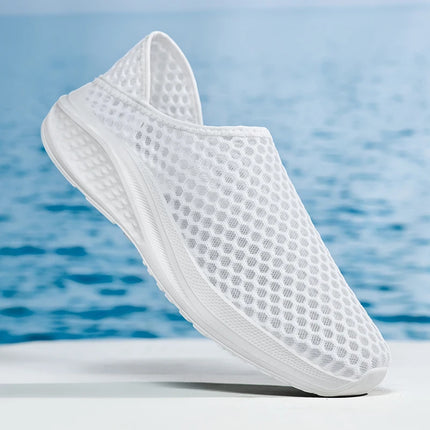 Sports shoes men's mesh breathable casual men's shoes unisex soft and comfortable couple shoes plus size flat shoes women 36-48