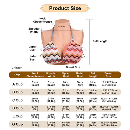CYOMI Silicone Fake Breast Forms Huge Boobs Chest for Mastectomy Cancer Transgender Crossdresser Cosplay Sissy Drag Queen