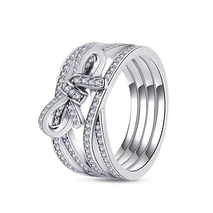2025 New 925 Sterling Silver Shiny Classic Square Crown Heart-shaped Ring Exquisite Luxury Charm Jewelry Holiday Surprise Gifts