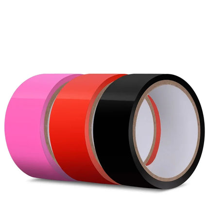 BDSM  Bondage Tape PVC Inviscid Binding Tape Electrostatic Static Adsorption Duct Tape for BDSM & Adult Play Restraints