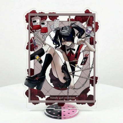 NEEDY GIRL OVERDOSE Needy Streamer Overload Anime Acrylic Stand Figure Keychain Ame-chan Choten-chan KAngel 15cm Model Gift
